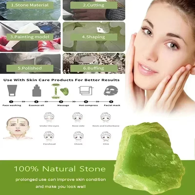  Natural Stone Body Neck Massager Eye Care Spa Massage Lifting